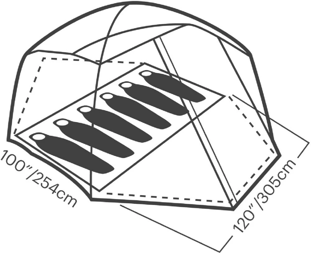 Eureka Space Camp 6-Person Tent 6 Eureka Space Camp 6-Person Tent - Image 4