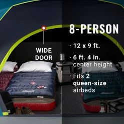 Coleman Skydome Darkroom 8-Person Tent -Tents Camp Furniture Shop 03ed7807 e11e 4a37 9919 bf1c6b0b5c6f