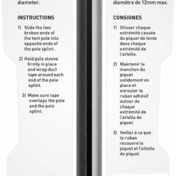 Gear Aid Tent Pole Splint -Tents Camp Furniture Shop 18dd3228 7138 44da 9847 49a159393edf