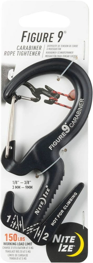 Nite Ize Figure 9 Large Carabiner Rope Tightener - Single 3 Nite Ize Figure 9 Large Carabiner Rope Tightener - Single